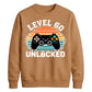 60th Birthday Unisex Sweatshirt Level 60 Unlocked Retro Gamer