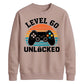 60th Birthday Unisex Sweatshirt Level 60 Unlocked Retro Gamer