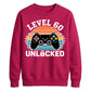 60th Birthday Unisex Sweatshirt Level 60 Unlocked Retro Gamer