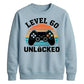 60th Birthday Unisex Sweatshirt Level 60 Unlocked Retro Gamer