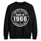60th Birthday Unisex Sweatshirt Made in 1966 Limited Edition Vintage