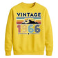 60th Birthday Unisex Sweatshirt Vintage 1966 Retro Mountain Sunset