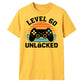 60th Birthday Unisex Tshirt Level 60 Unlocked Retro Gamer
