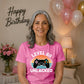 60th Birthday Unisex Tshirt Level 60 Unlocked Retro Gamer