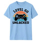 60th Birthday Unisex Tshirt Level 60 Unlocked Retro Gamer