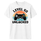 60th Birthday Unisex Tshirt Level 60 Unlocked Retro Gamer