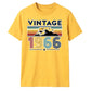 60th Birthday Unisex Tshirt Vintage 1966 Retro Mountain Sunset