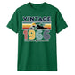 60th Birthday Unisex Tshirt Vintage 1966 Retro Mountain Sunset