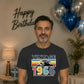 60th Birthday Unisex Tshirt Vintage 1966 Retro Mountain Sunset