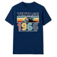 60th Birthday Unisex Tshirt Vintage 1966 Retro Mountain Sunset