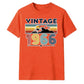 60th Birthday Unisex Tshirt Vintage 1966 Retro Mountain Sunset