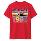 60th Birthday Unisex Tshirt Vintage 1966 Retro Mountain Sunset