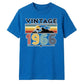 60th Birthday Unisex Tshirt Vintage 1966 Retro Mountain Sunset