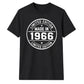 60th Birthday Unisex Tshirt Made in 1966 Limited Edition Vintage