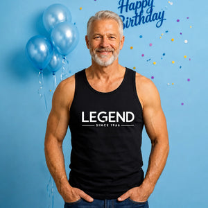 60th Birthday Gift Tank Top Men Legend Since 1966