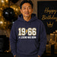 60th Birthday Gift Unisex Hoodie 1966 A Legend Was Born