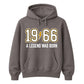 60th Birthday Gift Unisex Hoodie 1966 A Legend Was Born