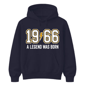 60th Birthday Gift Unisex Hoodie 1966 A Legend Was Born