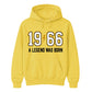 60th Birthday Gift Unisex Hoodie 1966 A Legend Was Born