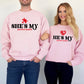 My Perfect Match Couple Valentine’s Day Printed Sweatshirts-M2840