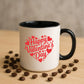 Happy Valentine's Day Heart Mug - PA237