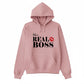 The Real Boss Valentine’s Day Printed Hoodie - PW504