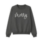 Merry Puff Printing Christmas Sweatshirt - PUFF68