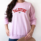 Palestine Crewneck Sweatshirt, Palestine Flag Printed Sweater, Support Palestine Freedom Gaza Protest Top, Palestinian Shirt, Comfy Jumper