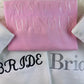 Bride Sweatshirt, Wifey Embroidered Crewneck Jumper, Maid of Honour Hubby Jumper, Couple Matching Hen Do Bachelor Party Wedding Gift for Mrs