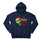 The Grinch Made Me Do It Christmas Hoodie - PW206