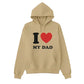 Custom I Love Text Printing Hoodie - PW1000