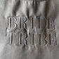 Bride Tribe Embroidered Sweater, Personalised Wife Jumper, Maid of Honour Team Bride Wedding Hen Party Couple Matching Gift idea Sweatshirt