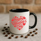 Happy Valentine's Day Heart Mug - PA237