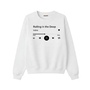 My Life’s Playlist Personalised Printed Sweatshirt - PW1001