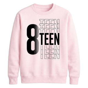 Funny 18th Birthday Unisex Sweatshirt Officially Adultish