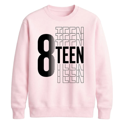 Funny 18th Birthday Unisex Sweatshirt Officially Adultish