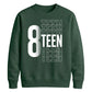 Funny 18th Birthday Unisex Sweatshirt Officially Adultish