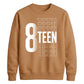 Funny 18th Birthday Unisex Sweatshirt Officially Adultish