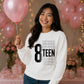 Funny 18th Birthday Unisex Sweatshirt Officially Adultish
