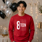 Funny 18th Birthday Unisex Sweatshirt Officially Adultish