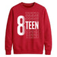 Funny 18th Birthday Unisex Sweatshirt Officially Adultish