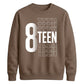 Funny 18th Birthday Unisex Sweatshirt Officially Adultish