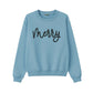 Merry Puff Printing Christmas Sweatshirt - PUFF68
