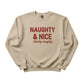Naughty & Nice Christmas Sweatshirt - PW213