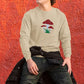 Embroidered Mushroom Hoodie, Magic Mushroom Embroidery Crewneck Jumper, Botanical Plant Nature Lover Shroom Womens Top, Frog Unisex Sweater