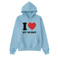 Custom I Love Text Printing Hoodie - PW1000