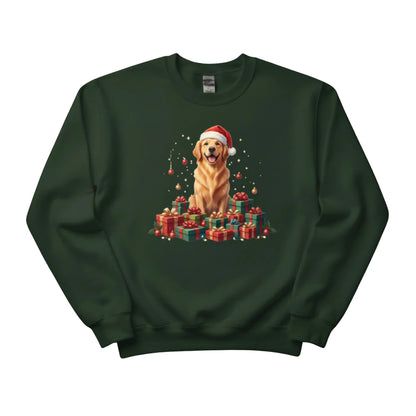 Golden Christmas Dog Sweatshirt - PW201