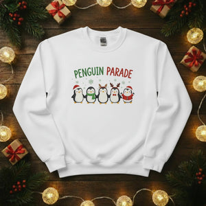 Penguin Parade Christmas Sweatshirt
