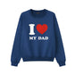 Custom I Love Text Printing Sweatshirt - PW1000