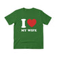 Custom I Love Text Printing T-Shirt - PW1000